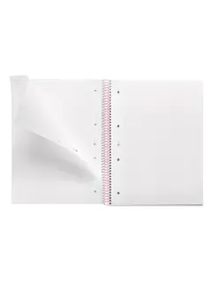 Kolegij blok Miquelrius A4 90g 80L spiralni kocke Between the lines Pink MR4512