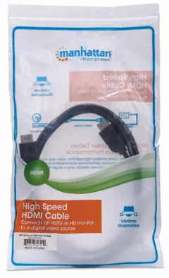 Manhattan kabel HDMI M/M, 4K@30Hz, 1.8m, crni