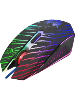 Miš Defender Dark Agent GM-590L, gaming žičani, rainbow