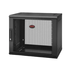APC NetShelter WX 9U 600x400 Wall Mount Cabinet Black with swing handle