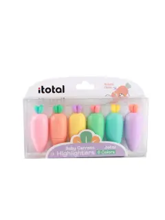 Marker iTotal Macaron pastel mrkve 6/1 blister XL2306A