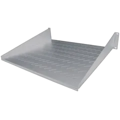 NaviaTec 19" polica za mrežni ormar, 457 mm, 3U, Cantilever, siva