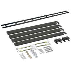 APC NetShelter Cable Management, Data Cable Ladder, with Ladder Attachment Kit, Black, 152 x 3023 x 51 mm