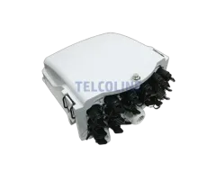 NFO Splice Closure 16F pre-connected, equipped with 16 E-Adapters