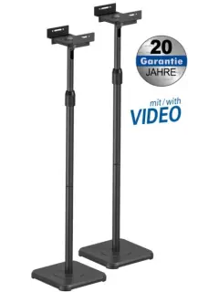 Transmedia 2 height-adjustable speaker stands