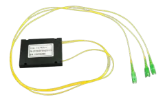 NFO Fiber Optic PLC Splitter, 1:2, ABS Box, SM, G.657A, 1m, SC APC