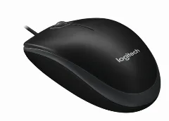 Logitech B100 žičani optički miš, crna
