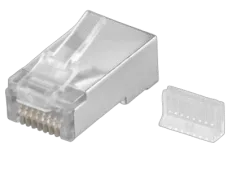 NaviaTec CAT5e shielded RJ45 plug for round cable, 10cs