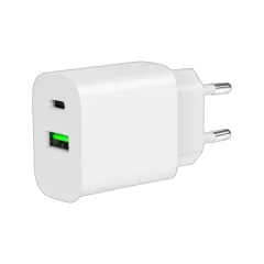 Gembird 2-port 20 W USB fast charger, white