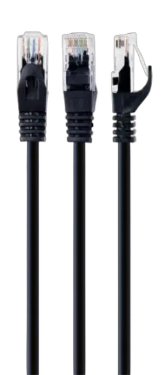 Gembird Cat6 UTP Patch cord, black, 0,25 m