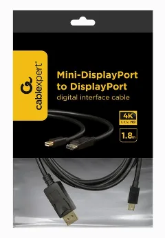 Gembird Mini DisplayPort to DisplayPort cable, 1.8m