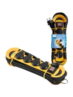 Philips produžni kabel s prekidačem,4U, 5m, IP44
