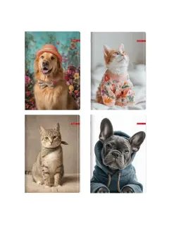 Bilježnica Ilijanum A4 70g 52L čista pets