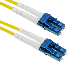NFO Patch cord, LC UPC-LC UPC, Singlemode 9 125, G.652.D, Duplex, 20m