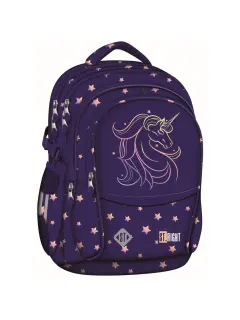 Ruksak školski St.Right Unicorn Glow 17"
