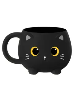 Šalica iTotal Chunky Cat crna XL2568A