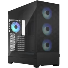 Fractal Design Pop XL Air RGB Black TG Clear, FD-C-POR1X-06