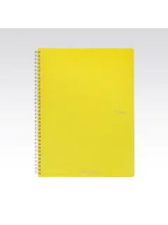 Bilježnica Fabriano Ecoqua original A4 90g 70L spiralna crte limone 19290208