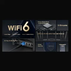 Mercusys AX6000 8-Stream Wi-Fi 6 Router