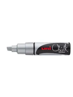Marker Uni pwe-8k chalk_kreda srebrni UNI_KOM