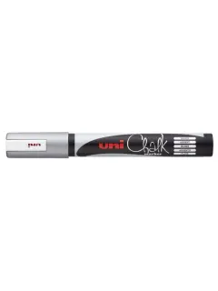 Marker Uni pwe-5m chalk_kreda srebrni