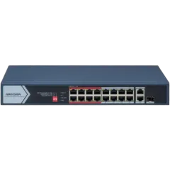 HikVision 16 Port Fast Ethernet Unmanaged POE Switch
