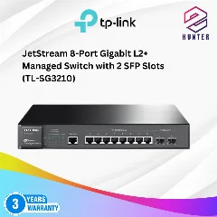 TP-Link JetStream 8-Port Gigabit L2 Managed Switch with 2 SFP Slots