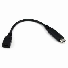 NaviaTec USB 2.0 A muški na Micro B muški kabel, 0,2m, crni