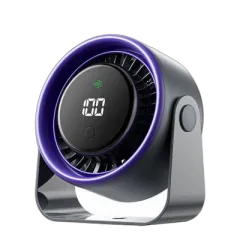 Vention Desktop Air Circulation Fan Gray Smart Digital Display