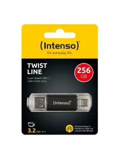 USB stick Intenso 3.2 Flash Drive #3539492 256GB, Twist Line