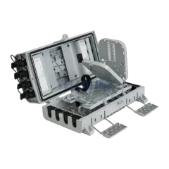 NFO Splice Closure 16F pre-connected, equipped with 8 E-Adapters