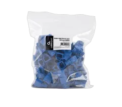 Gembird Strain relief (boot cap), blue, 100 pcs per polybag