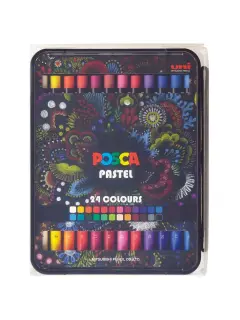 Pastele Uni posca kpa-100 (1.0-6.8mm) u luksuznoj kutiji 24/1