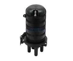 NFO Splice Closure 3 round entries, 1 oval, 4 trays, Height 300 mm, Wall mount