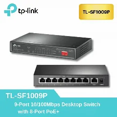 TP-Link 9-Port 10 100Mbps Desktop Switch with 8-Port PoE SF1009P