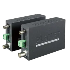 Planet 1-Channel 4-in-1 Video over Gigabit Fiber Bundle Kit (ST, SM)-20km