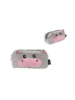 Pernica iTotal plišana Hippo siva XL2864