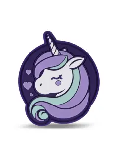 Bedž_Patch Belmil Purple Unicorn 337/A