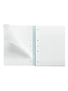 Kolegij blok Miquelrius A4 90g 80L spiralni kocke Between the lines Sky Blue MR4513