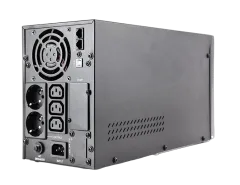 Gembird 2000 VA pure sine wave UPS, LCD display, 2 x Schuko 3 x C13 outputs, USB, black