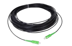 NFO Patch cord, SC APC-SC APC, Singlemode 9 125, G.657A2, Simplex, 25m, DROP Outdoor