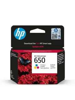 Tinta HP CZ102AE#BHK  no.650 DJ2515 color
