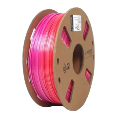 Gembird Filament, PLA Silk Rainbow, red purple, 1.75 mm, 1 kg