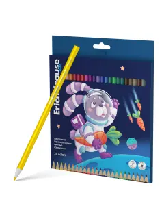 Drvene bojice ErichKrause trokutaste Kids Space animals  3mm 24/1