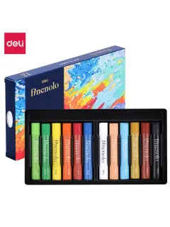 Umjetnički set Deli Finenolo uljne pastele 12 kom u kutiji EC212-12