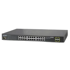Planet Industrial 24-Port Gig 4 SFP Managed Gigabit Switch