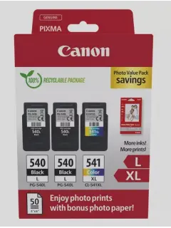 Canon multipack PG-540L x 2 + CL-541XL- Photo Pack