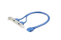 Gembird Dual USB 3.0 receptacle on bracket