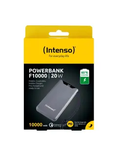 Power Bank Intenso #7332034, F10000, 10000 mAh, sivi
