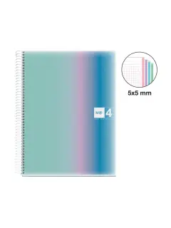 Kolegij blok Miquelrius A4 70g 120L spiralni kocke Aurora Santorini MR4082